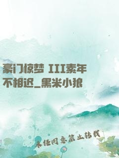 豪门惊梦 III素年不相迟